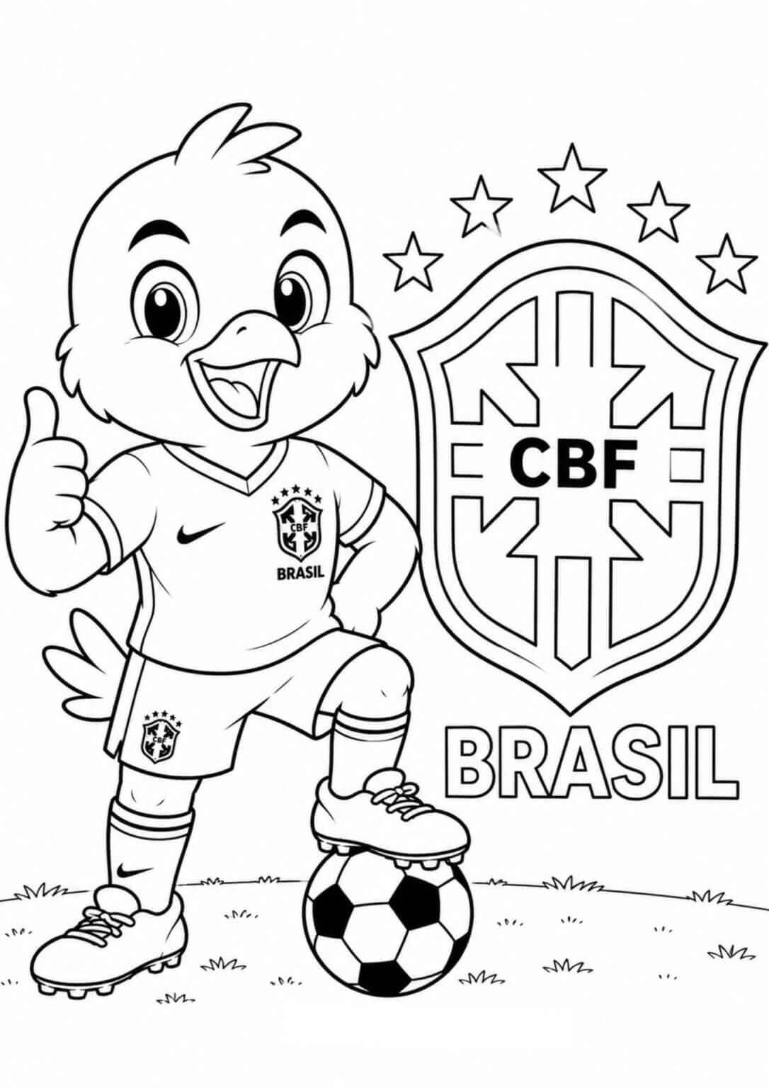 Desenho de Copa do Mundo da FIFA 2026 para imprimir