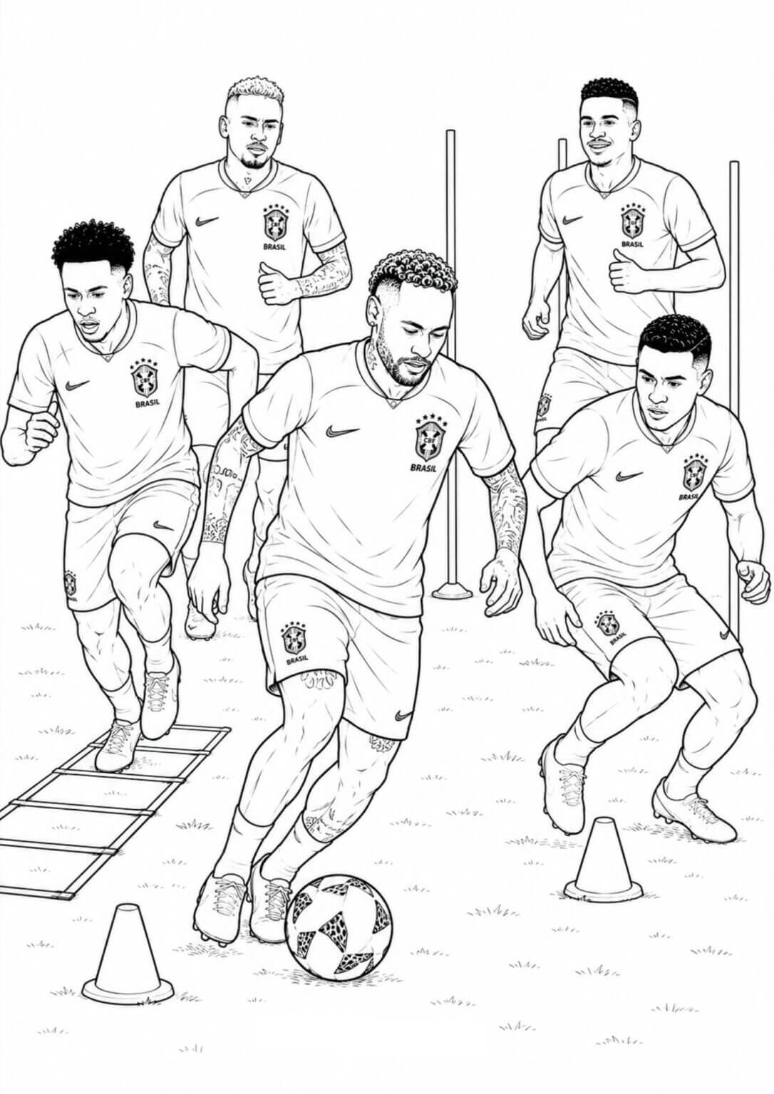 Desenho de Copa do Mundo da FIFA 2026 para imprimir