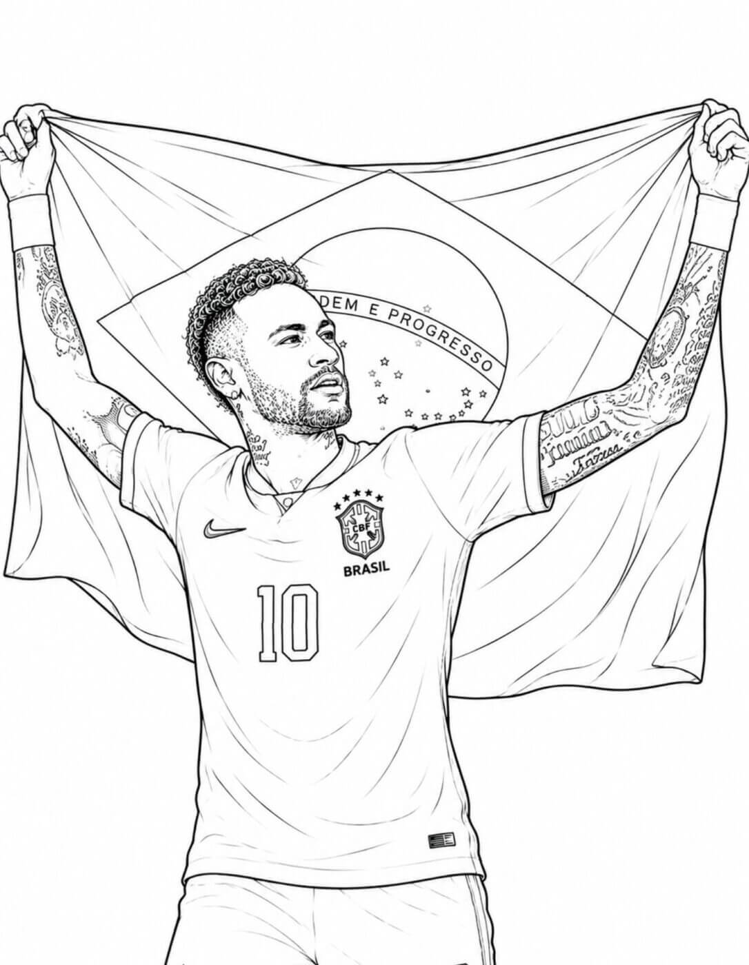 Desenho de Copa do Mundo da FIFA 2026 para imprimir