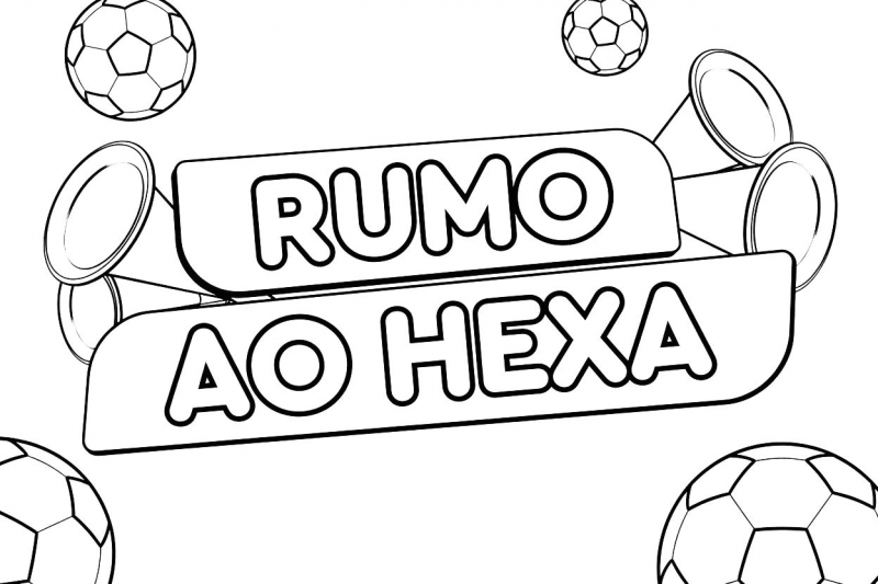 Desenho de Copa do Mundo da FIFA 2026 para imprimir