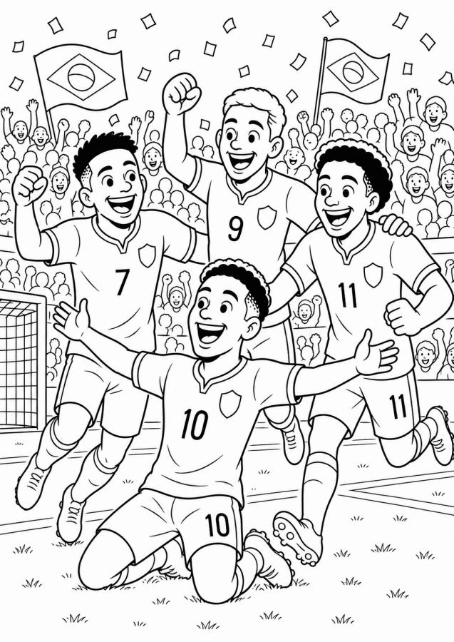 Desenho de Copa do Mundo da FIFA 2026 para imprimir