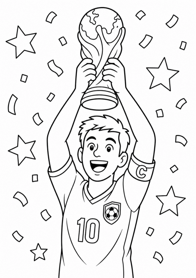 Desenho de Copa do Mundo da FIFA 2026 para imprimir