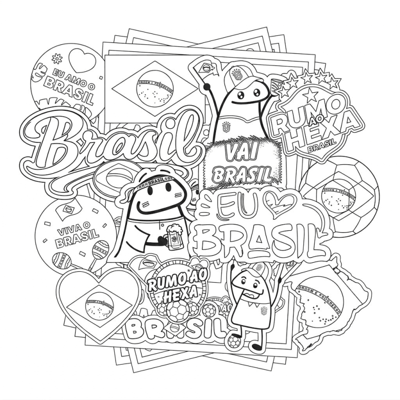 Desenho de Copa do Mundo da FIFA 2026 para imprimir