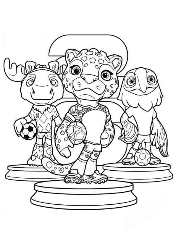 Desenho de Copa do Mundo da FIFA 2026 para imprimir