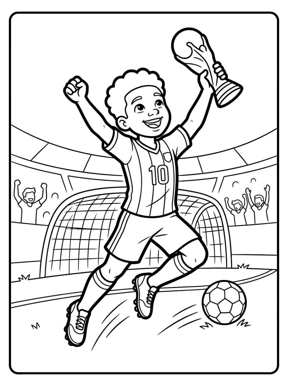 Desenho de Copa do Mundo da FIFA 2026 para imprimir