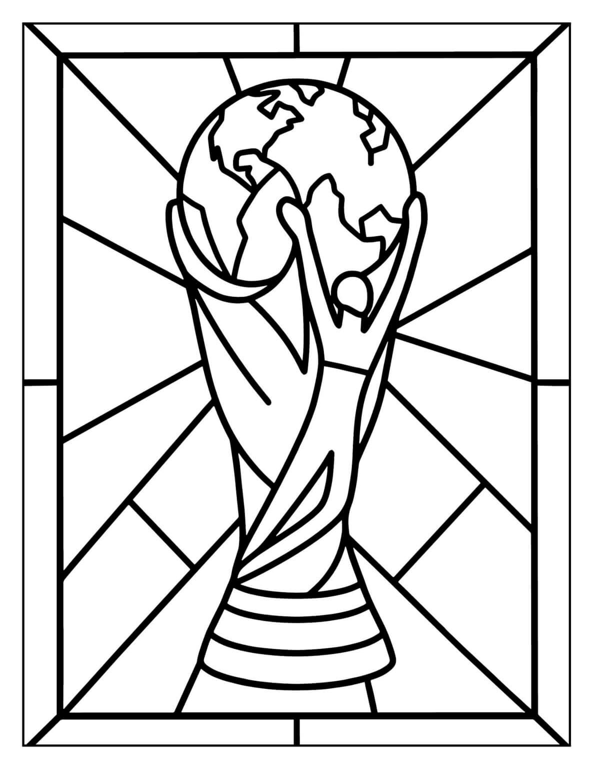 Desenho de Copa do Mundo da FIFA 2026 para imprimir