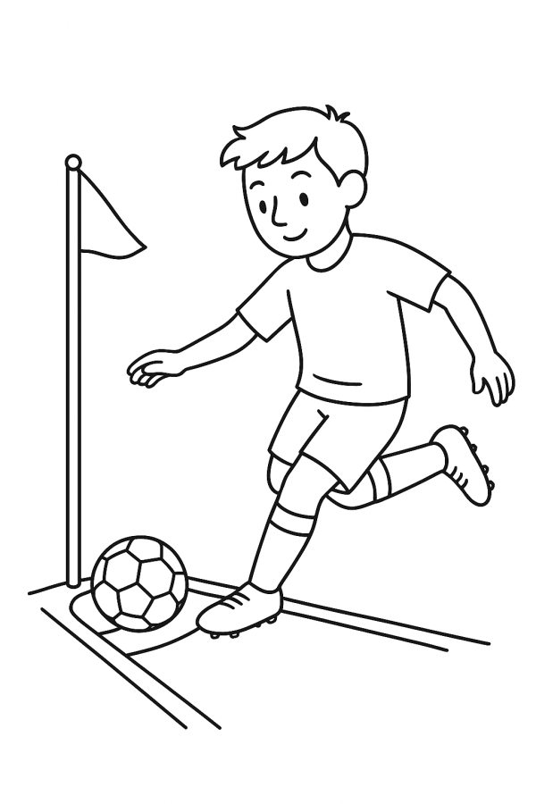 Desenho de Futebol para imprimir