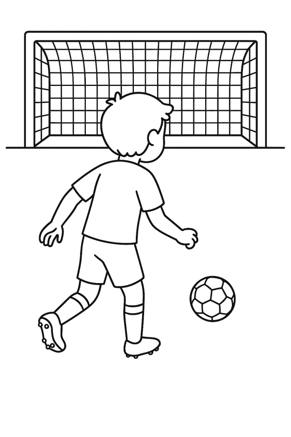 Desenho de Futebol para imprimir