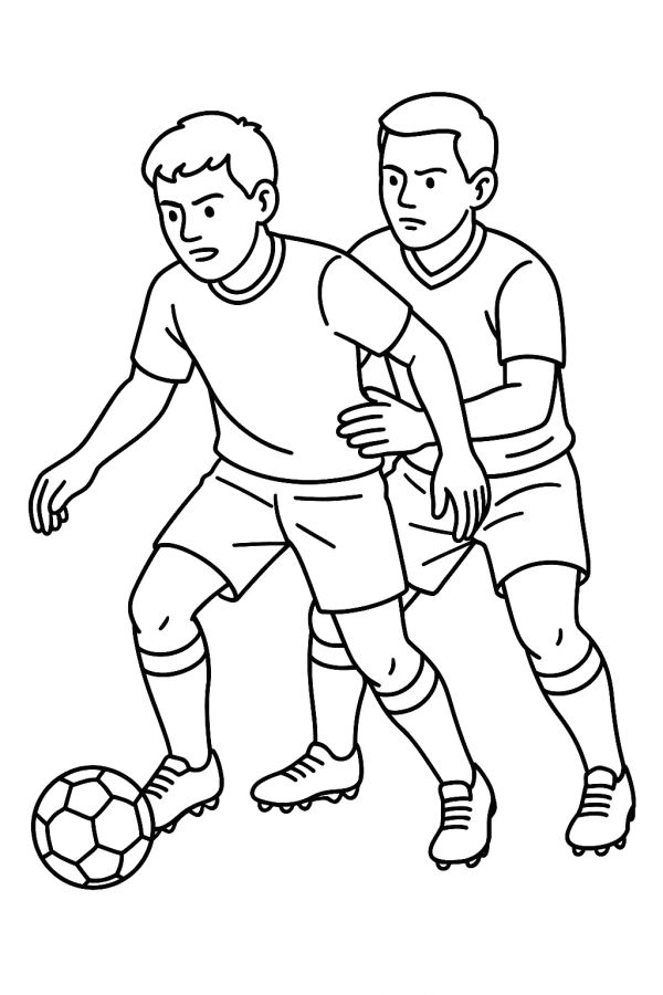 Desenho de Futebol para imprimir
