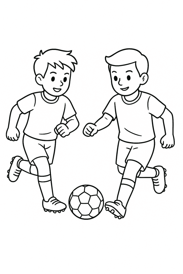 Desenho de Futebol para imprimir
