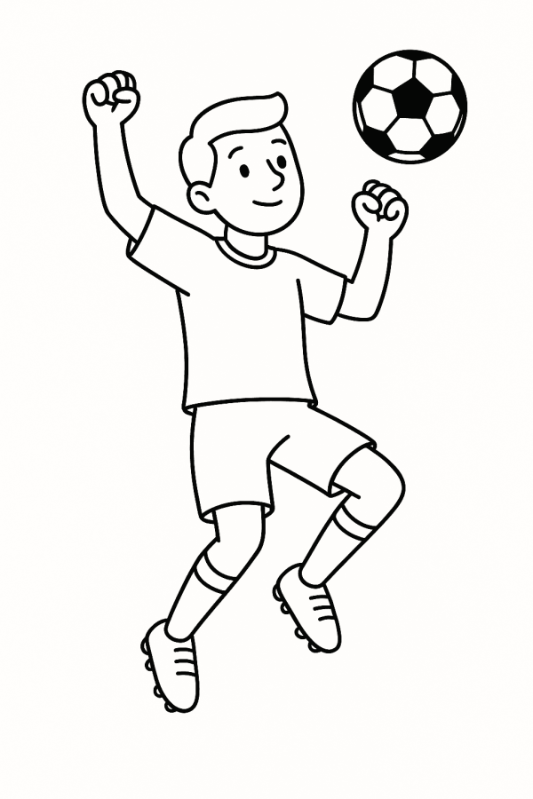 Desenho de Futebol para imprimir