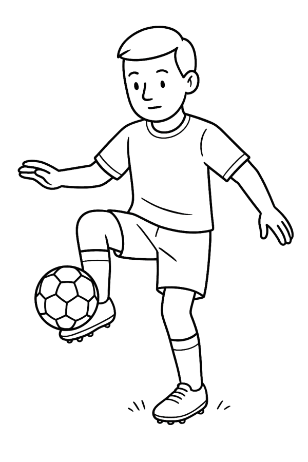 Desenho de Futebol para imprimir