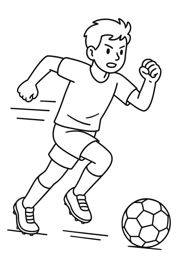 Desenho de Futebol para imprimir