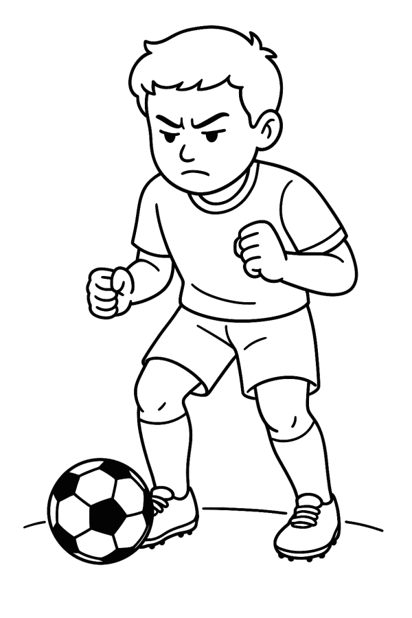 Desenho de Futebol para imprimir