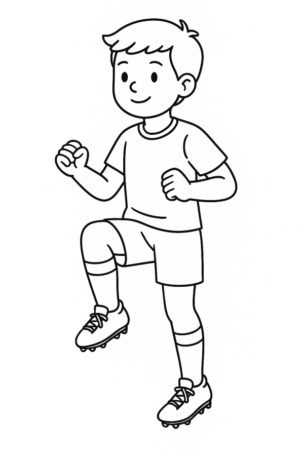 Desenho de Futebol para imprimir