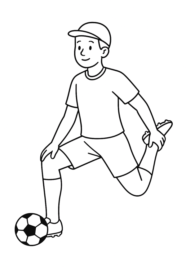 Desenho de Futebol para imprimir