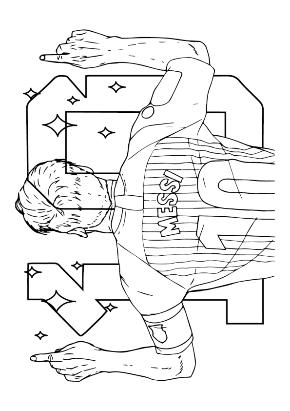 Desenho de Futebol para imprimir