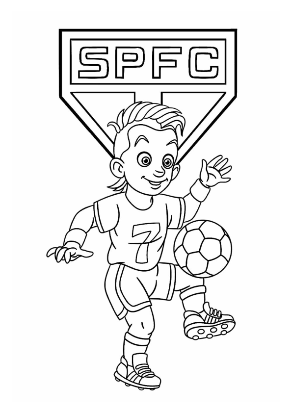 Desenho de Futebol para imprimir