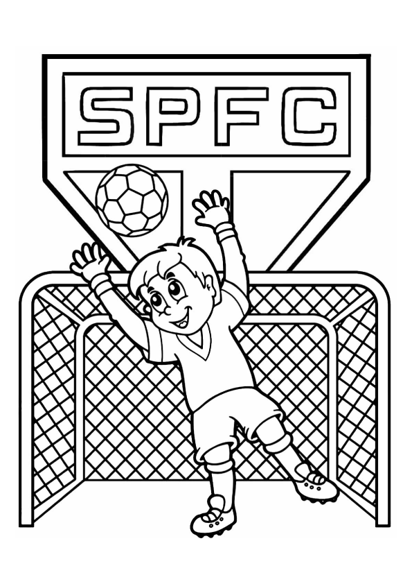 Desenho de Futebol para imprimir