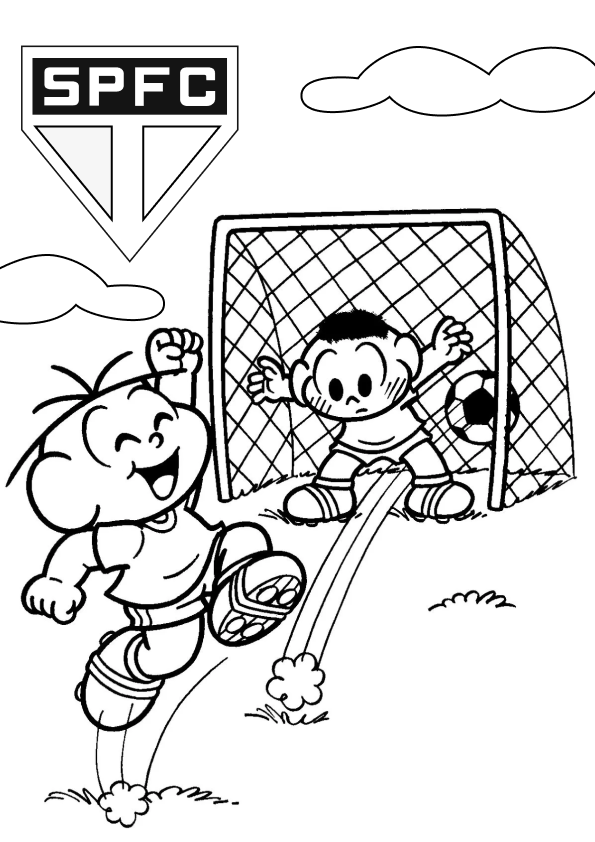 Desenho de Futebol para imprimir