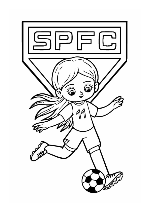 Desenho de Futebol para imprimir