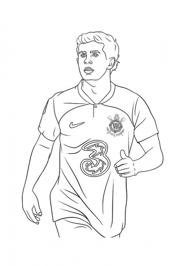 Desenho de Futebol para imprimir