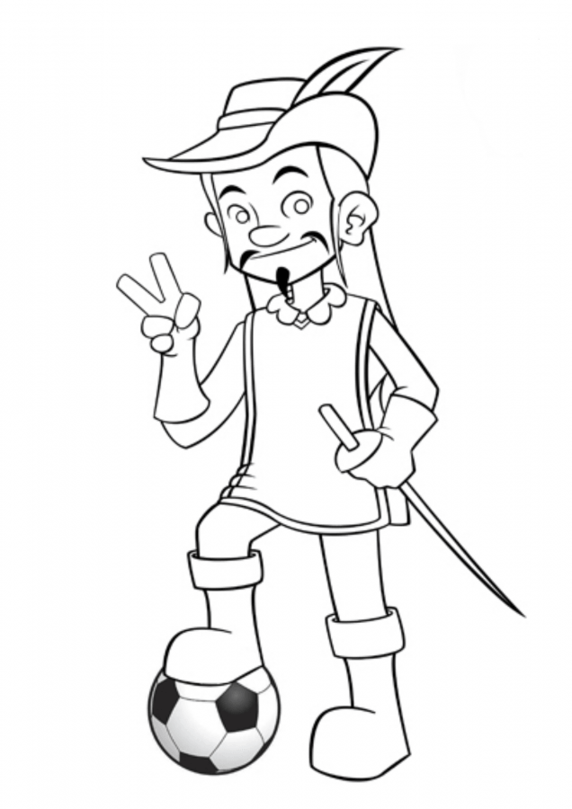 Desenho de Futebol para imprimir