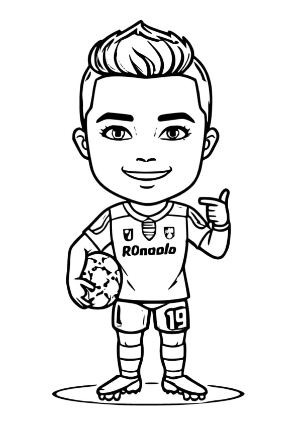 Desenho de Futebol para imprimir