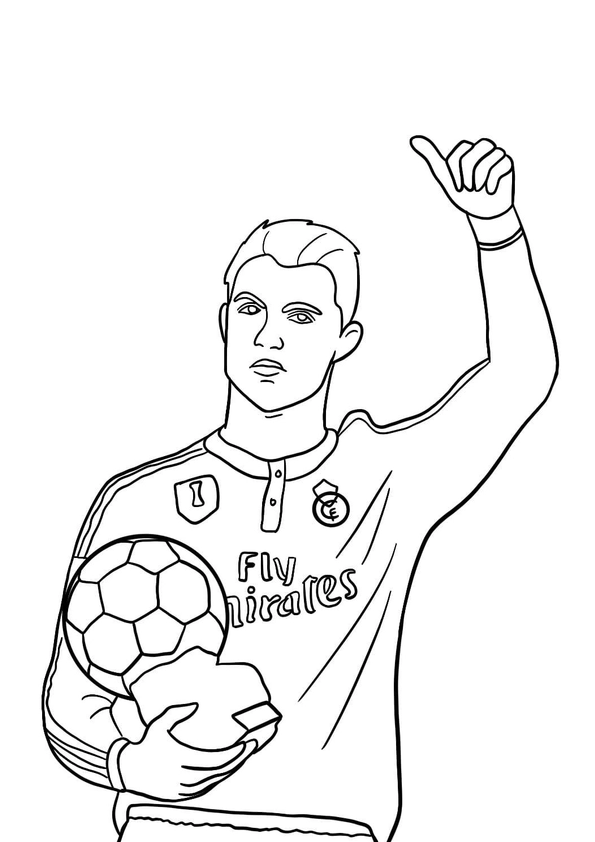 Desenho de Futebol para imprimir