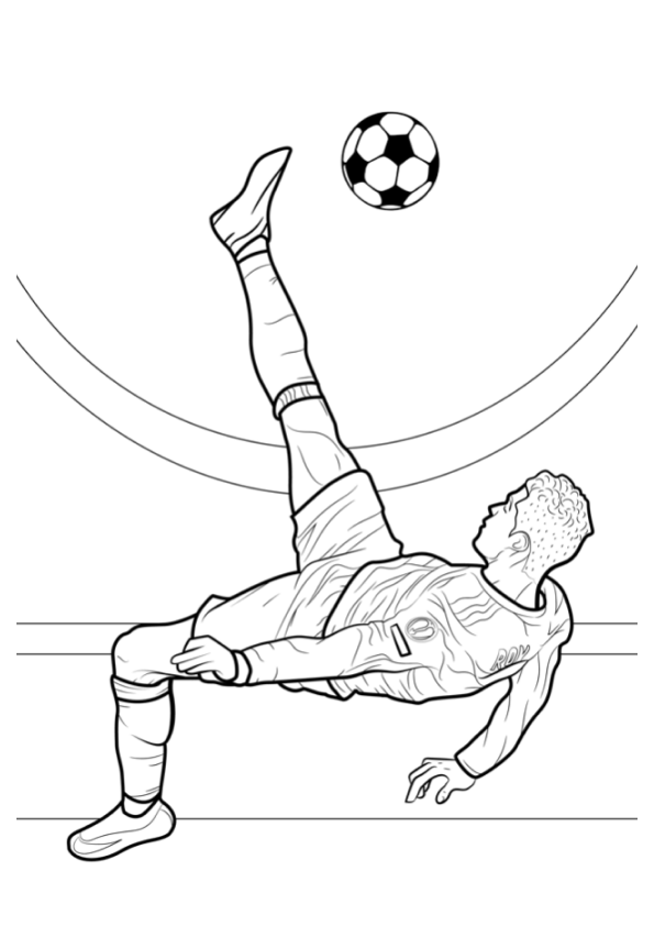 Desenho de Futebol para imprimir