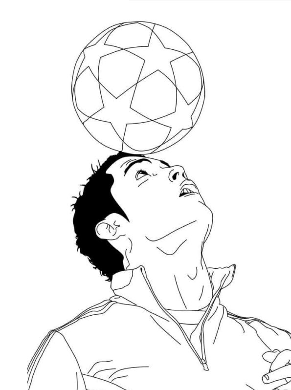 Desenho de Futebol para imprimir