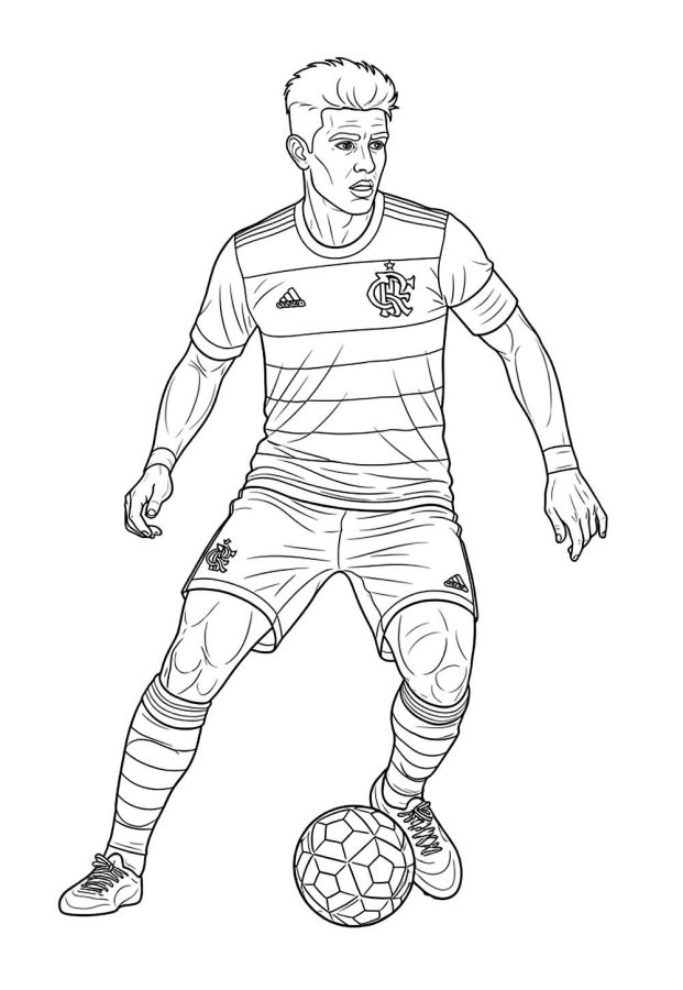 Desenho de Futebol para imprimir