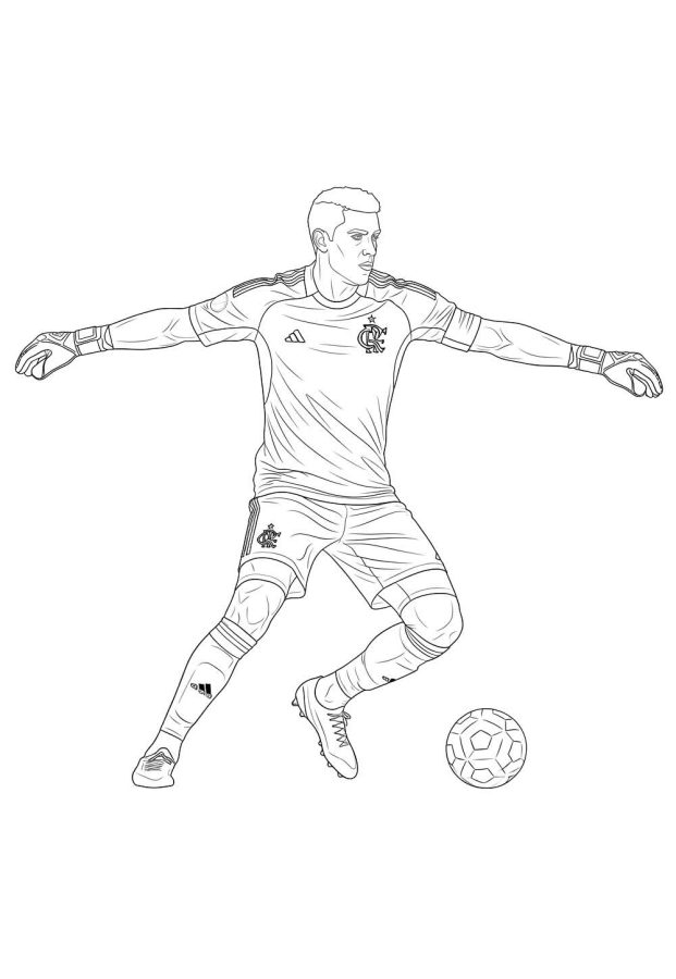 Desenho de Futebol para imprimir
