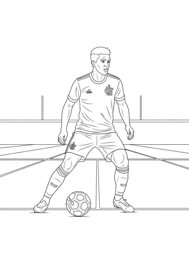 Desenho de Futebol para imprimir