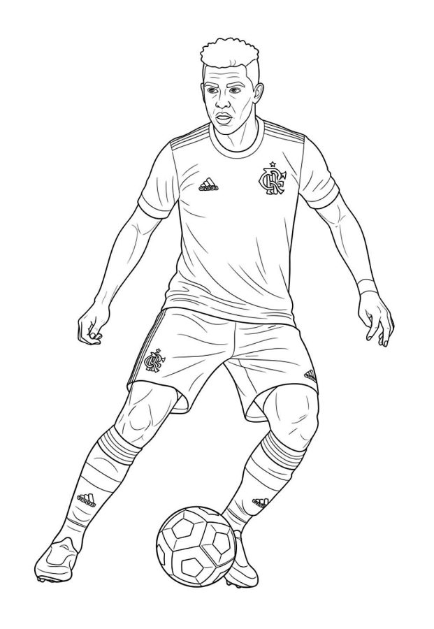 Desenho de Futebol para imprimir
