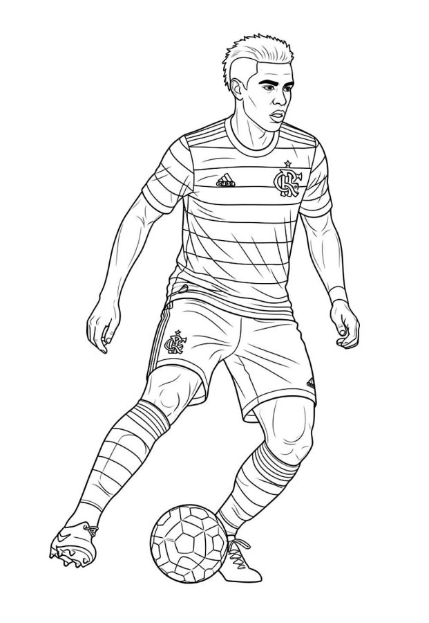 Desenho de Futebol para imprimir