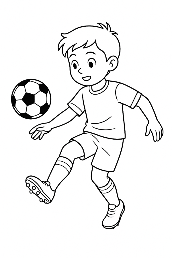 Desenho de Futebol para imprimir