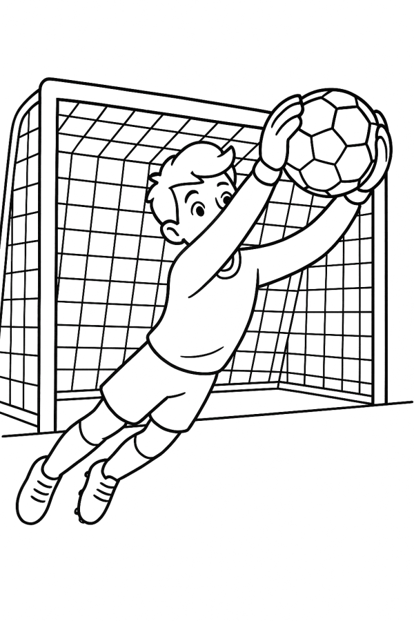 Desenho de Futebol para imprimir