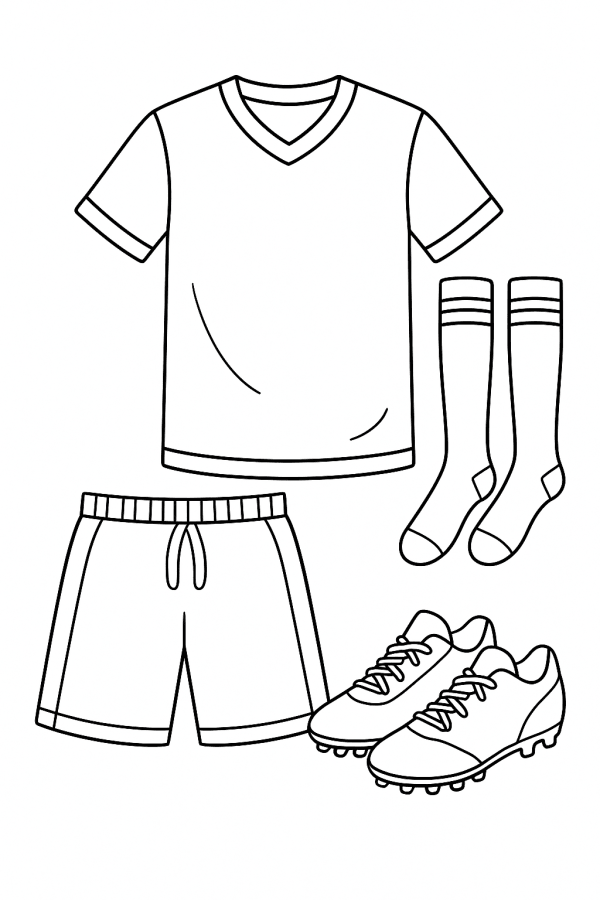 Desenho de Futebol para imprimir