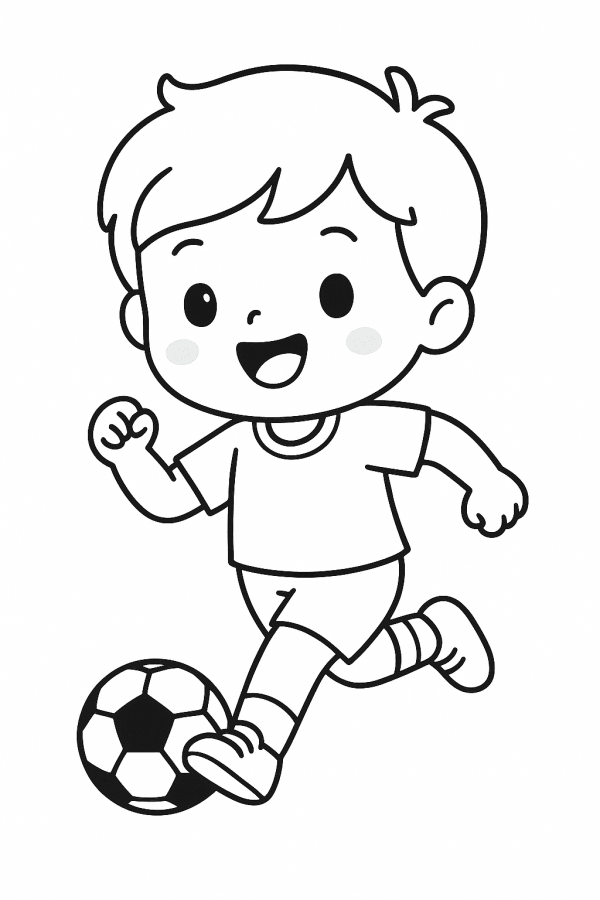 Desenho de Futebol para imprimir