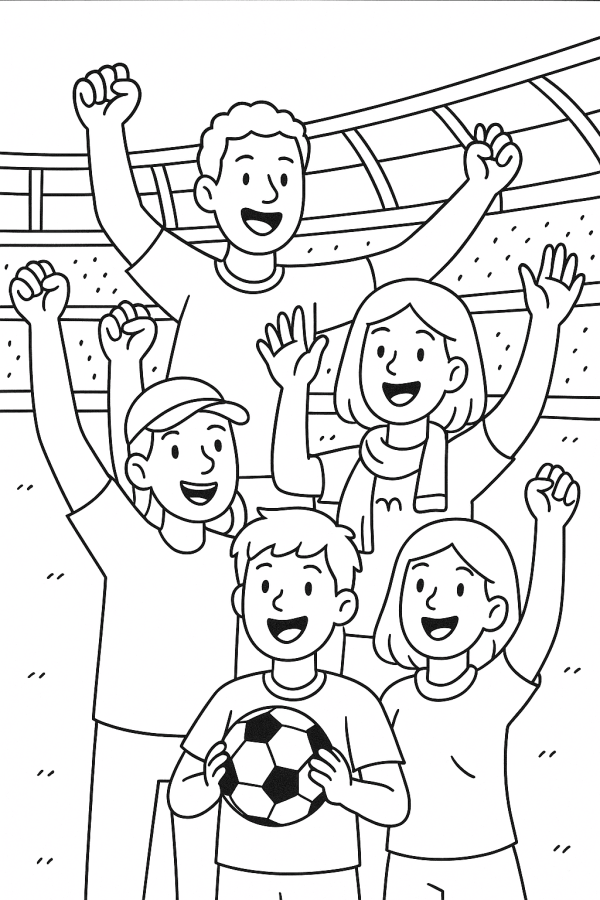 Desenho de Futebol para imprimir