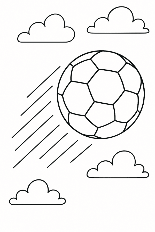 Desenho de Futebol para imprimir