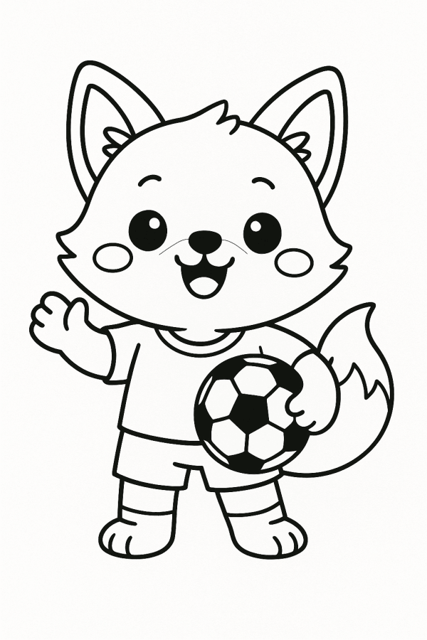 Desenho de Futebol para imprimir