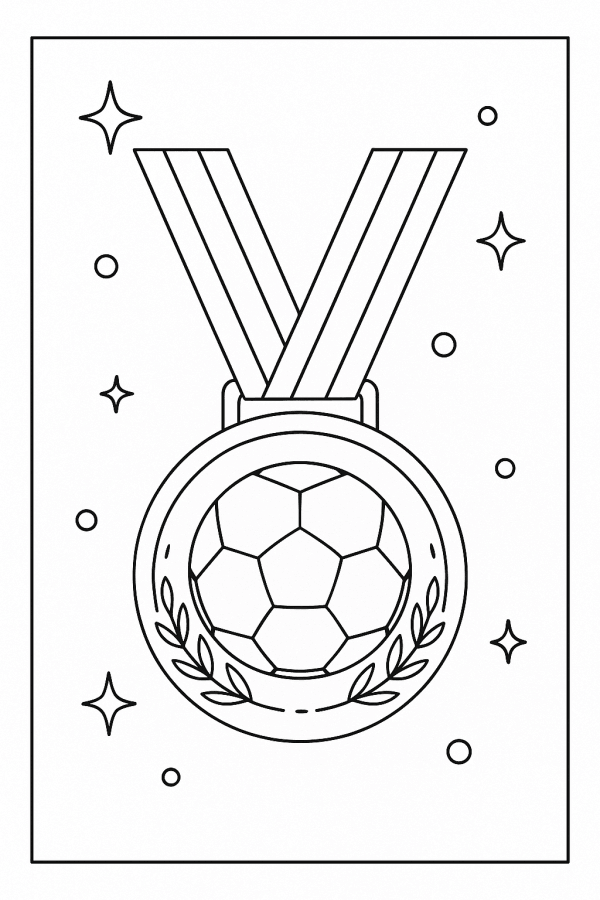Desenho de Futebol para imprimir