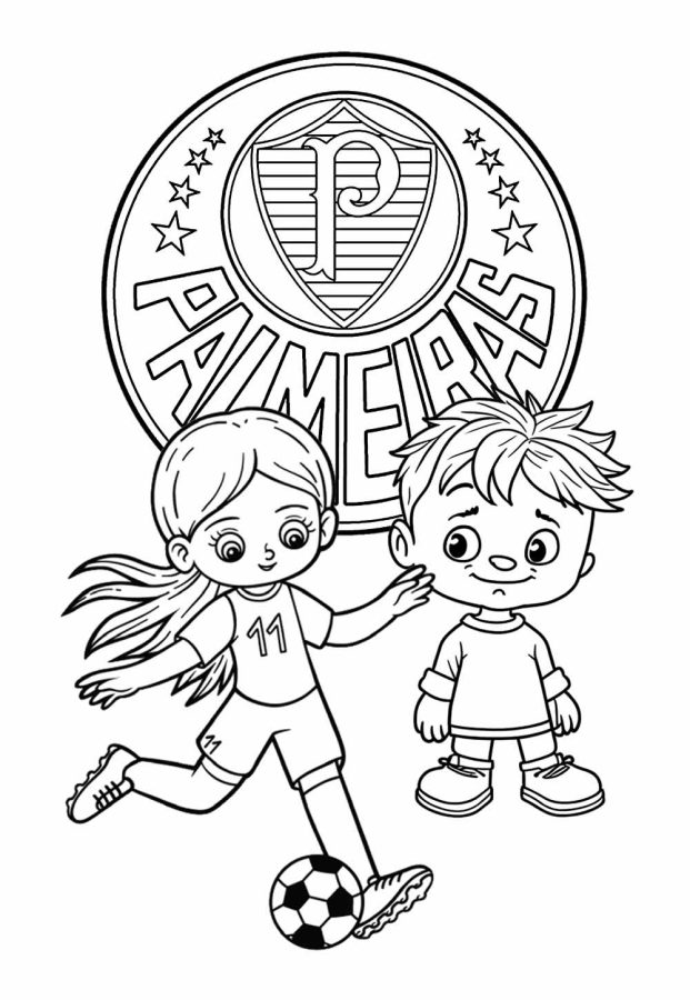 Desenho de Futebol para imprimir