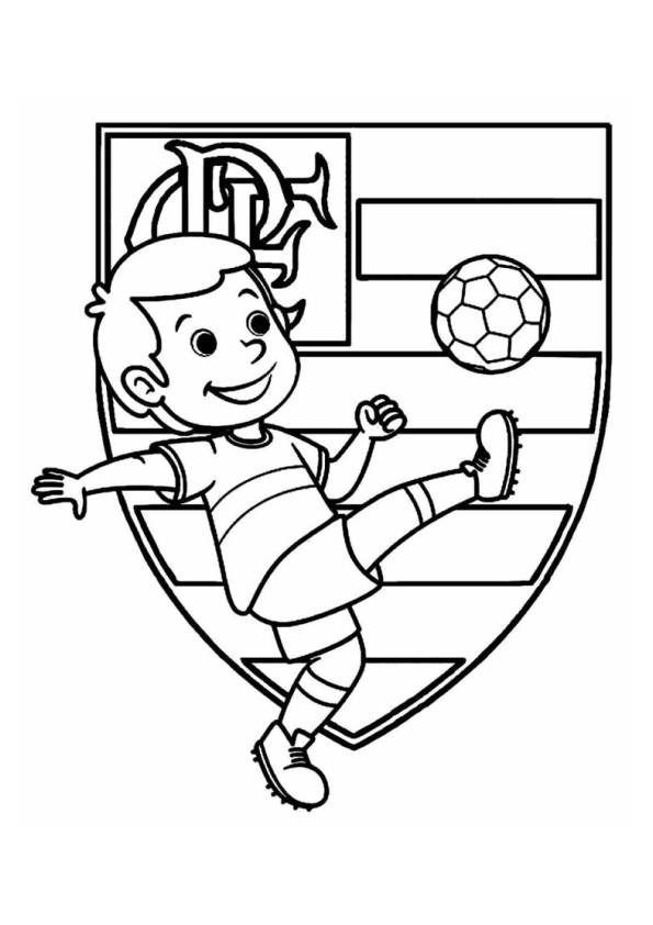 Desenho de Futebol para imprimir