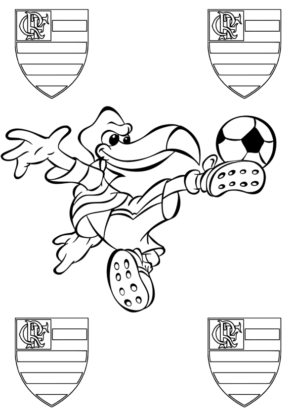 Desenho de Futebol para imprimir