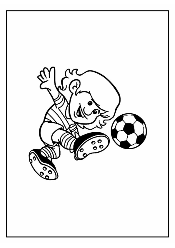 Desenho de Futebol para imprimir