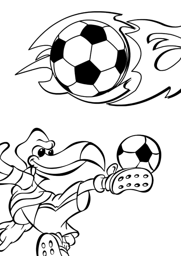 Desenho de Futebol para imprimir