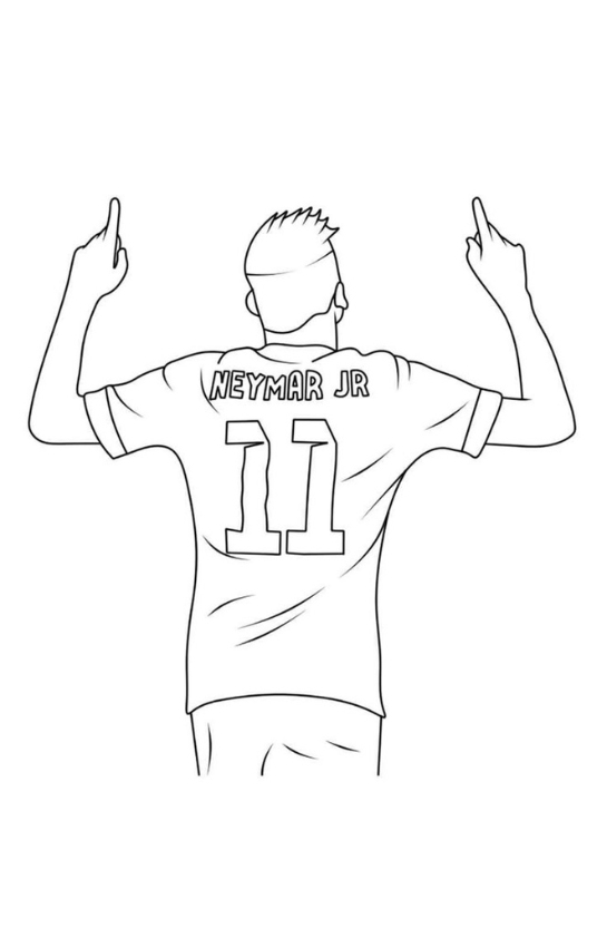 Desenho de Futebol para imprimir